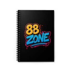 Graffiti Spiral Notebook - 88 Zone, Urban Journal, Teen Gift, School Supplies, Street Art Stationery