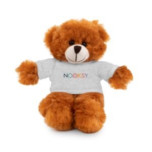 Plush Teddy Bear with 'NOOKSY' Logo Tee