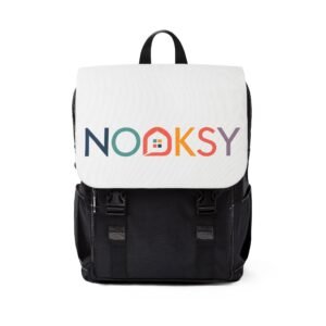Backpack — Nooksy Logo Casual Shoulder Backpack (Everyday City & Travel)