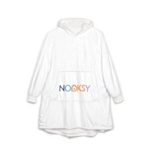 Hooded Blanket — Nooksy Rainbow Logo Cozy Wearable Blanket