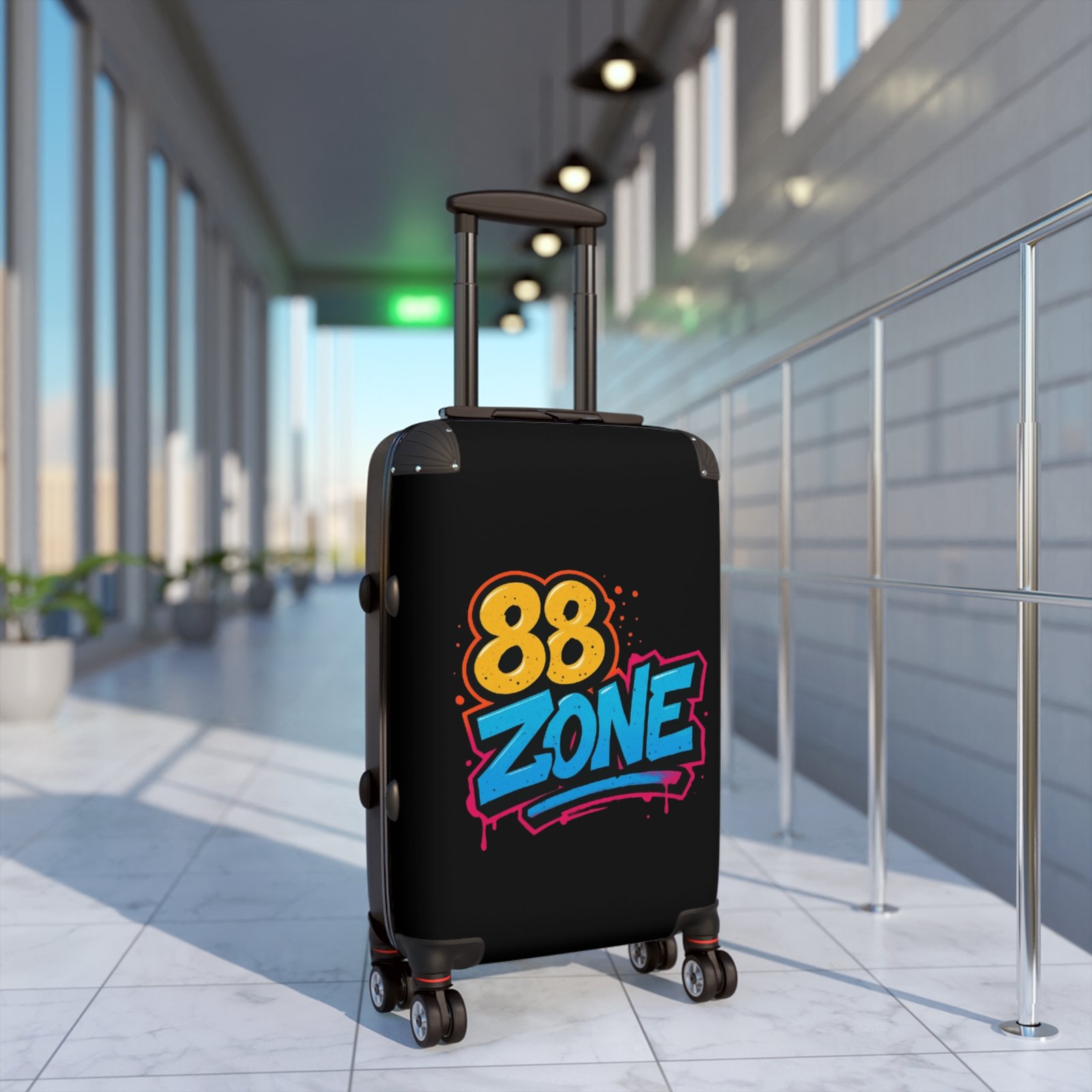 Colorful Graffiti Suitcase - Travel Gear, Luggage, Custom Travel Bag, Vacation Essentials, Trendy Travel Accessory - Image 3