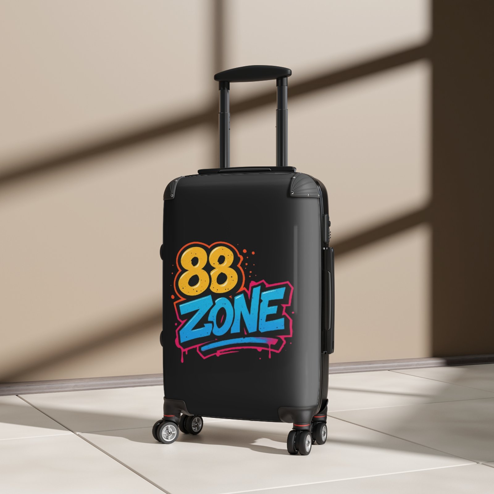 Colorful Graffiti Suitcase - Travel Gear, Luggage, Custom Travel Bag, Vacation Essentials, Trendy Travel Accessory - Image 4