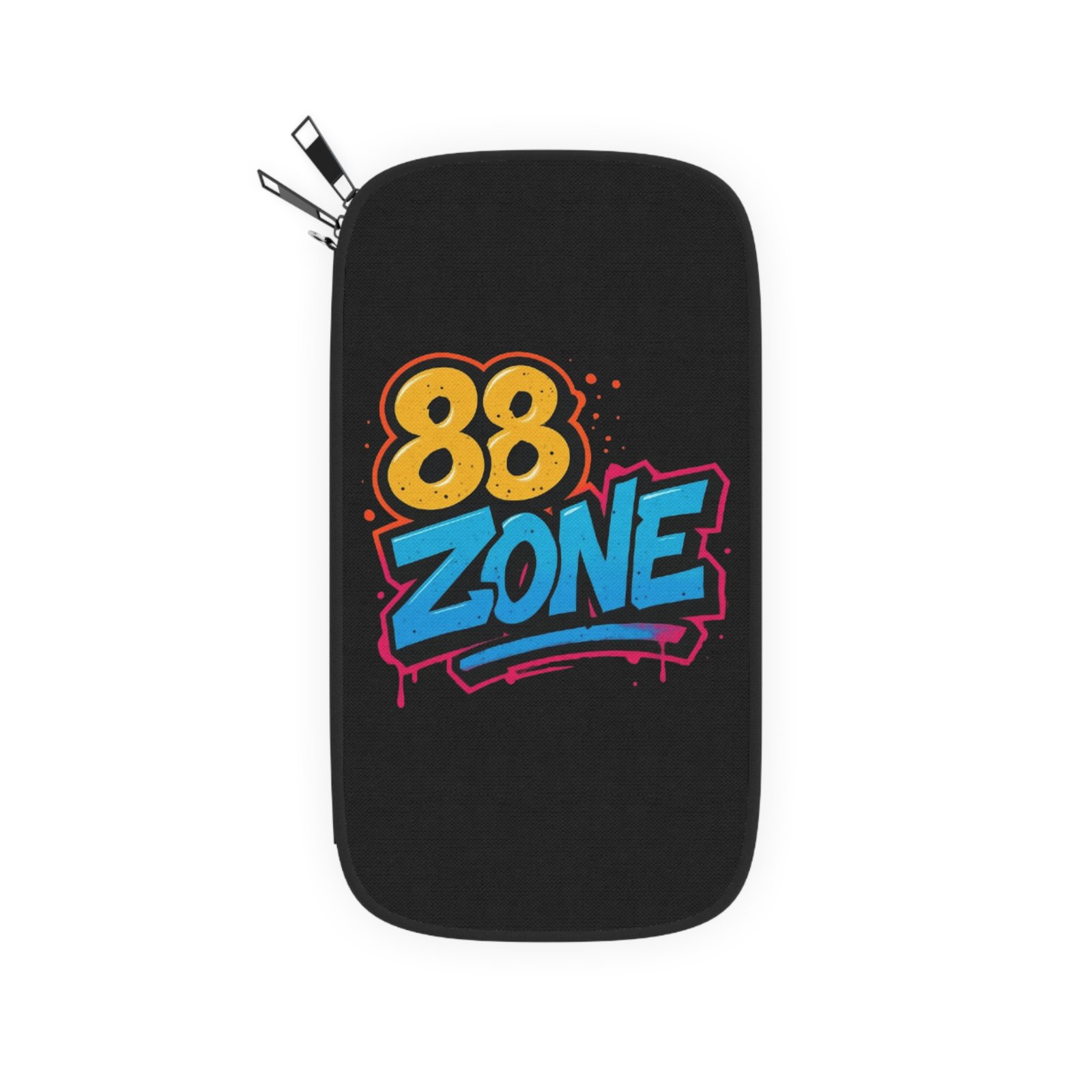 Vibrant Passport Wallet - 88 Zone Graphic | Travel Organizer, Gifts for Travelers, Adventure Accessory, Unique Travel Wallet - Image 2