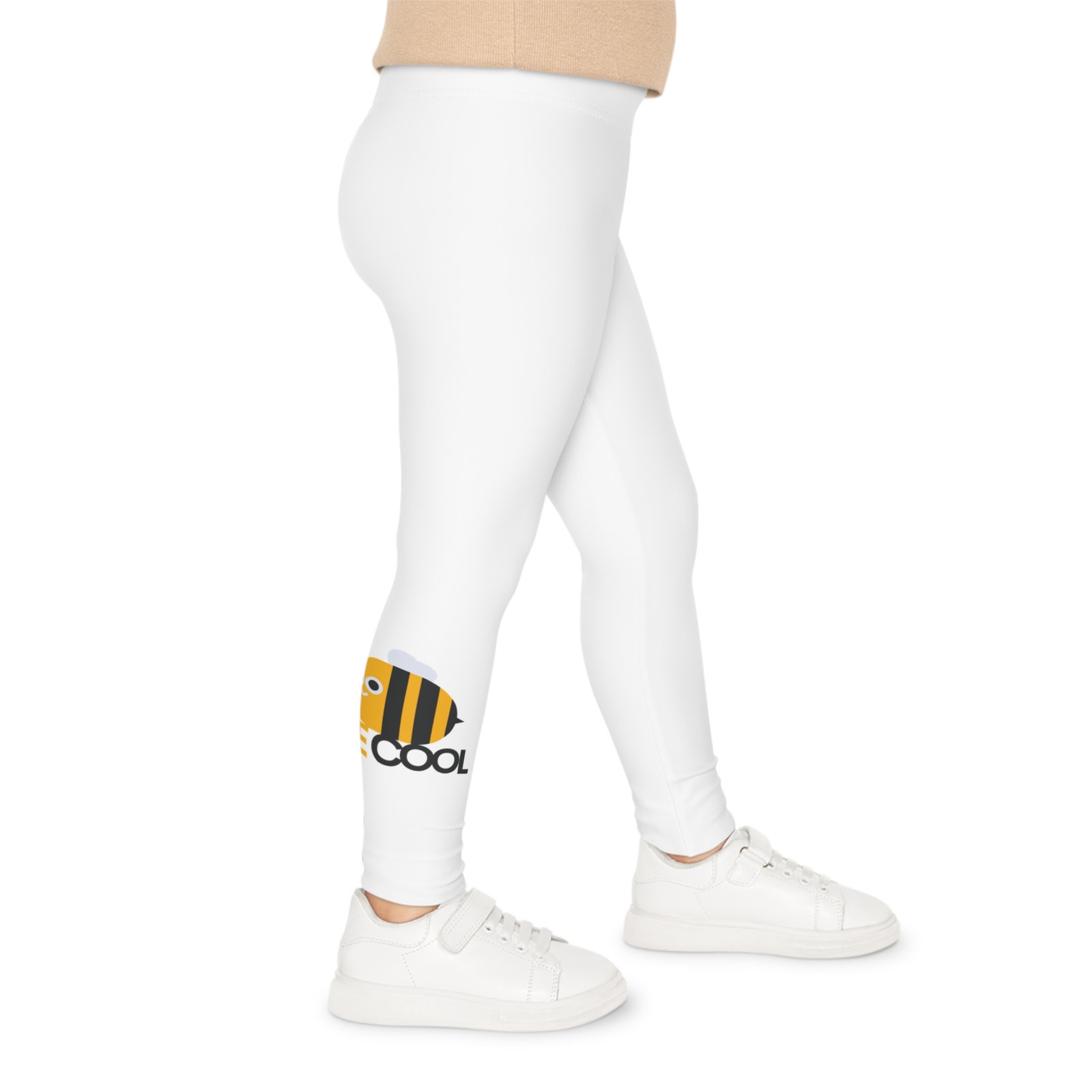 Buzzing Bee Kids Leggings, Fun Leggings for Girls, Comfortable Playwear, Cute Bee Design, Kids Fashion, Birthday Gift - Image 5