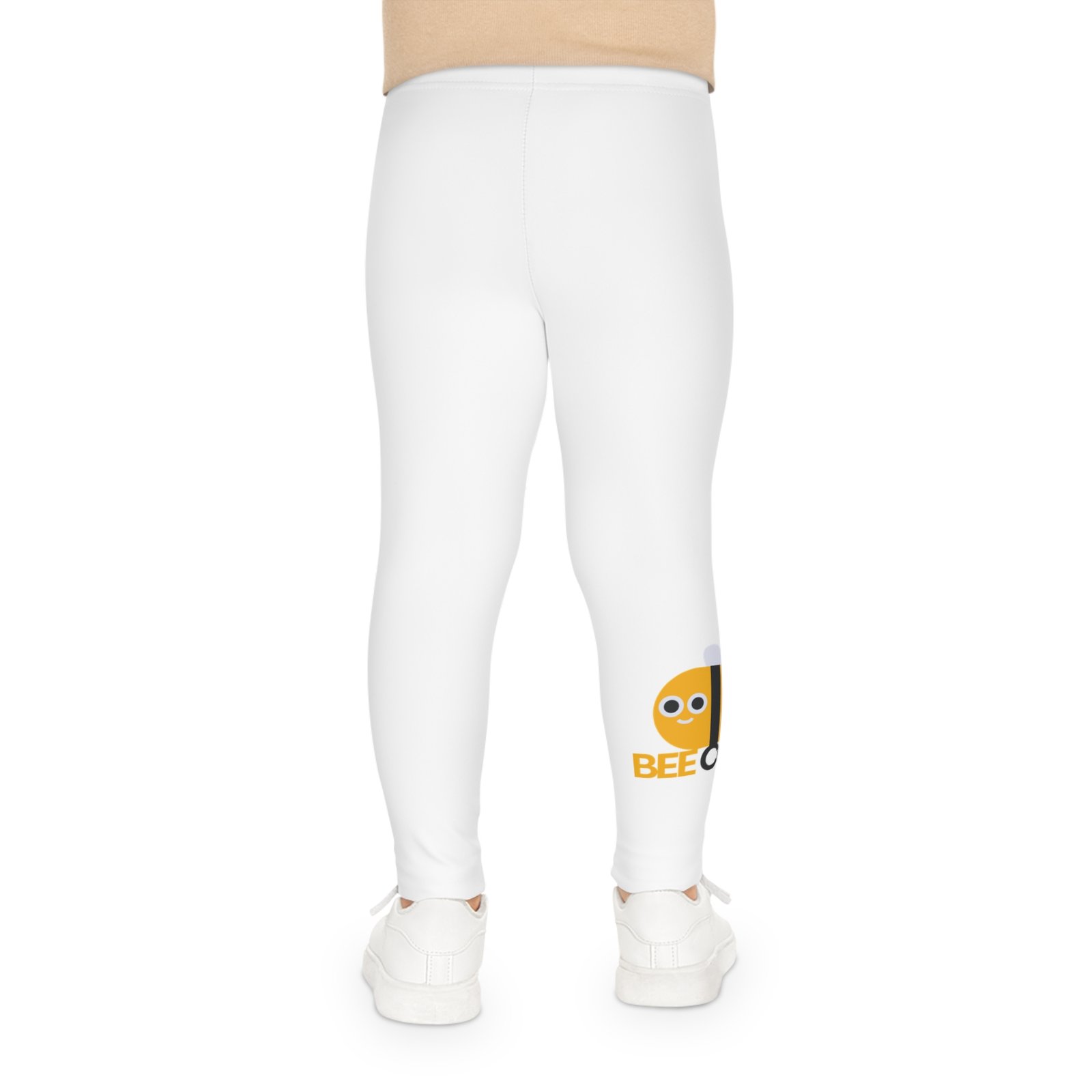 Buzzing Bee Kids Leggings, Fun Leggings for Girls, Comfortable Playwear, Cute Bee Design, Kids Fashion, Birthday Gift - Image 4